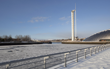 Canting Basin in winter